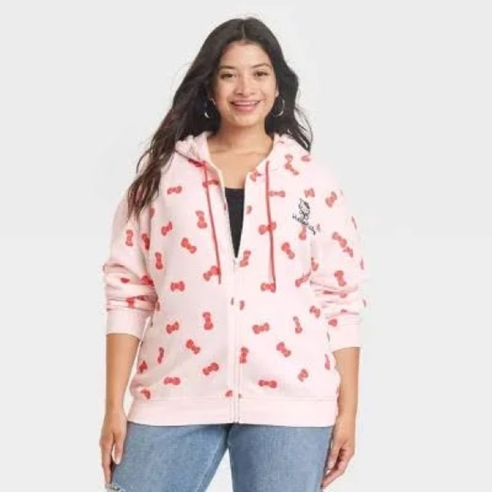 Hello Kitty Women's Pink Hoodie